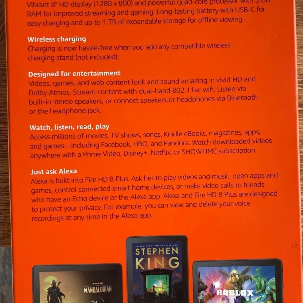 Fire HD 8 PLUS - 64 GB - brand new/never opened, in original packaging - Picture 2 of 2